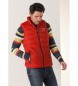 Lois Jeans Lichtgewicht gewatteerd gilet rood