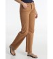 Lois Jeans Ravne kavbojke rjave barve