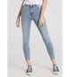 Lois Jeans Kavbojke Skinny Ankle fit modre barve