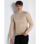 Lois Jeans LOIS JEANS - Maglia basic con collo alto beige