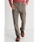 Lois Jeans Cargo-bukser i taupe stretch twill-stof
