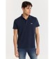 Lois Jeans Short sleeve polo shirt with embroidered navy Patch logo