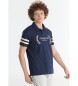 Lois Jeans Marine tweekleurige polo