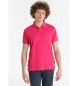Lois Jeans Camisa pÃ³lo com bordado cor-de-rosa