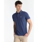 Lois Jeans Polo basica con toppa blu