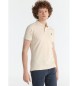 Lois Jeans Klassisches beiges Poloshirt