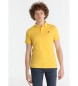 Lois Jeans Klassisches gelbes Poloshirt