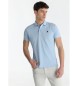 Lois Jeans Klassisches blaues Poloshirt