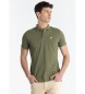 Lois Jeans Klassisches grünes Poloshirt