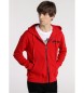 Lois Jeans Sweatshirt med lynlås 131465 Rød