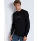 Lois Jeans LOIS JEANS - Sweatshirt med sort krave