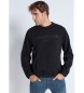 Lois Jeans Sweatshirt 3D embroidery black
