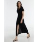 Lois Jeans Sort midikjole