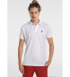 Lois Jeans Polo Pique Filippo-Classic wit donker logo