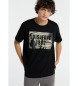 Lois Jeans T-Shirt Short Sleeve Graphic Chest Fall Supply noir