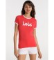 Camiseta  Lois Jeans rojo