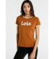 Camiseta Lois Jeans marrón