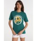 Lois Jeans Lois Jeans T-shirt - Grafisk grøn