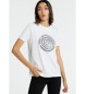 Camiseta Lois Jeans - Manga Corta Grafica Foil blanco