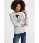 Lois Jeans Neps Long Sleeve T-shirt Lois &Roll gray