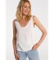 Comprar Lois Camiseta Tirantes Mixed Linen blanco