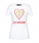 Camiseta Logo Heart blanco