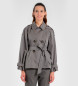 Marella Grey Remote trench coat