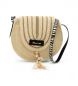 Mariamare Borsa a tracolla beige Adina