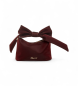 Mariamare Borsa a mano con fiocco bordeaux