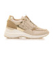 Mariamare Sneakers 68489 beige -Altezza zeppa 6cm-