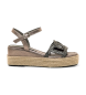 Mariamare Riccia slvfarvede sandaler