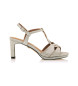 Mariamare Sandals 68432 silver -Heel height 7cm