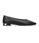 Martinelli Leather Ballerinas Vescia black