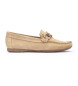 Martinelli Mocassins en cuir beige Leyre