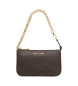 Michael Kors Saco de ombro Jet Set castanho