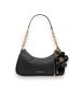 Michael Kors Bolsa Pochette Nolita média de nylon com corrente preto