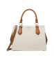 Michael Kors Borsa a tracolla Marilyn media con logo beige