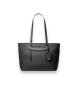 Michael Kors Bolsa tote Jet Set Travel média de couro granulado preto