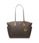 Michael Kors Marilyn sac fourre-tout moyen avec logo marron