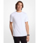 Michael Kors T-shirt à col rond en coton blanc