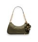 Michael Kors Bolsa Nolita média de nylon com corrente verde