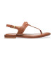 Michael Kors Brune Mandy-sandaler i l�der