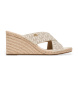 Michael Kors Kenzie beige sandals