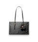 Michael Kors Bolsa tote Zadie média com estampa de logotipos preto