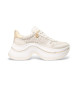Michael Kors Arla beige leather slippers