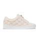 Michael Kors Baskets Keaton Zip Slip On en cuir beige