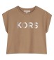 Michael Kors Logo T-shirt bruin