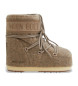 Moon Boot Icon Low Felt beige lederen enkellaarsjes