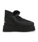 Mou Botines de piel Mini Eskimo Platform negro