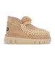 Mou Eskimo Bounce beige Lederturnschuhe